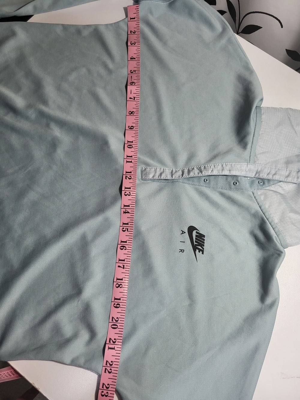 Nike Light Blue Half-Zip Pullover Sweatshirt - Picture 5 of 9